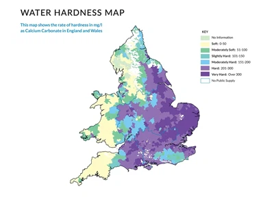 WATER HARDNESS MAP