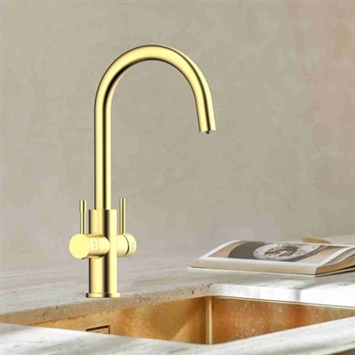 4 in 1 Hot Water Tap Gold